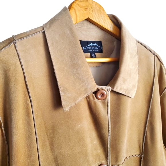 MontanaCo Tan Suede Women's Jacket. XL - Picture 2 of 11